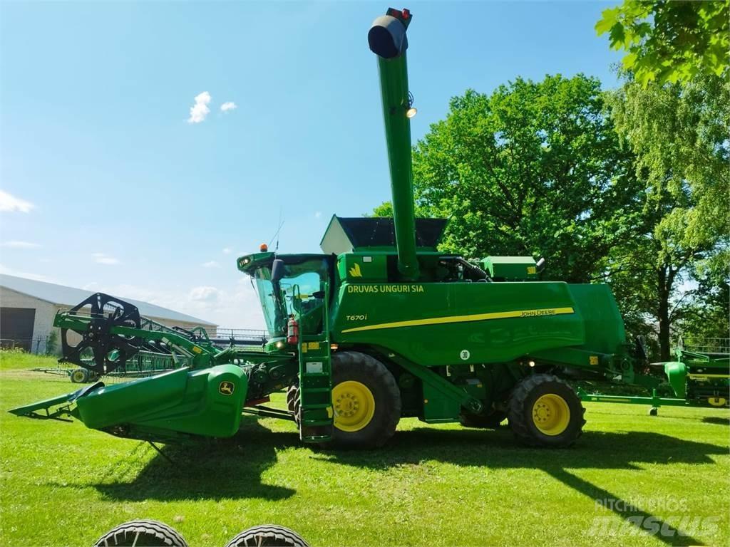 John Deere T670i Kombinované zberacie stroje