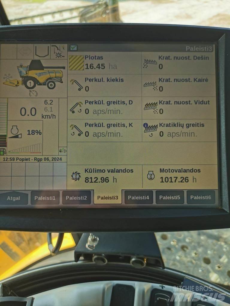 New Holland CX8.85 Kombinované zberacie stroje