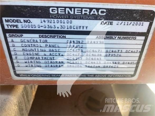 Generac SD050 Plynové generátory
