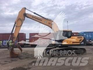 Hyundai HX220L Pásové rýpadlá