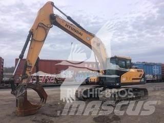 Hyundai HX220L Pásové rýpadlá