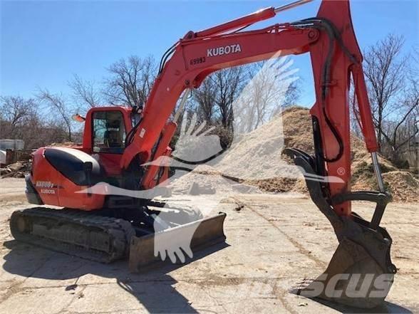 Kubota KX080-3 Pásové rýpadlá