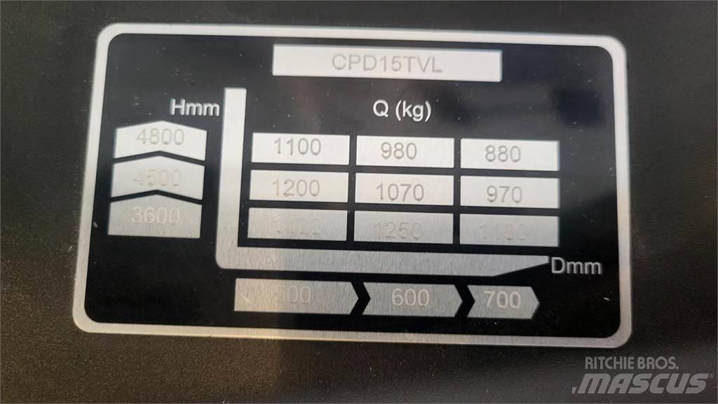  CPD15TVL T4800 Akumulátorové vozíky