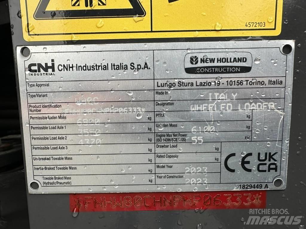New Holland W 80 C Viacúčelové nakladače