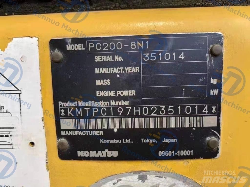Komatsu PC 200-8N1 Pásové rýpadlá