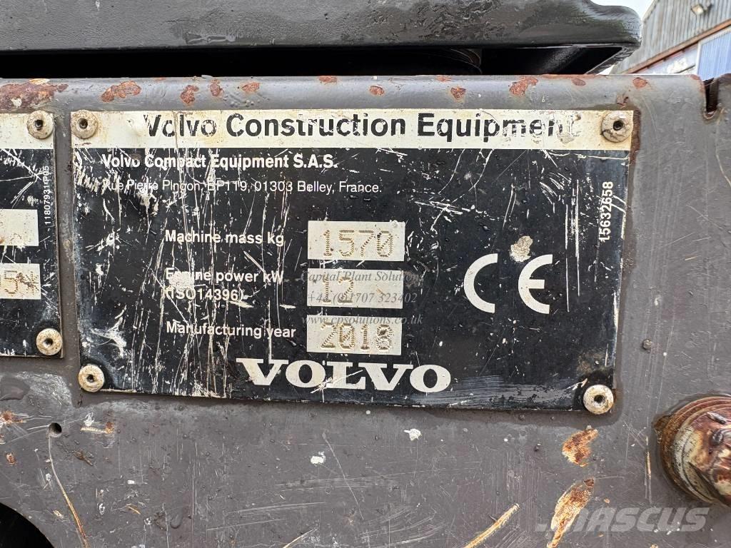 Volvo EC 15 D Mini rýpadlá < 7t