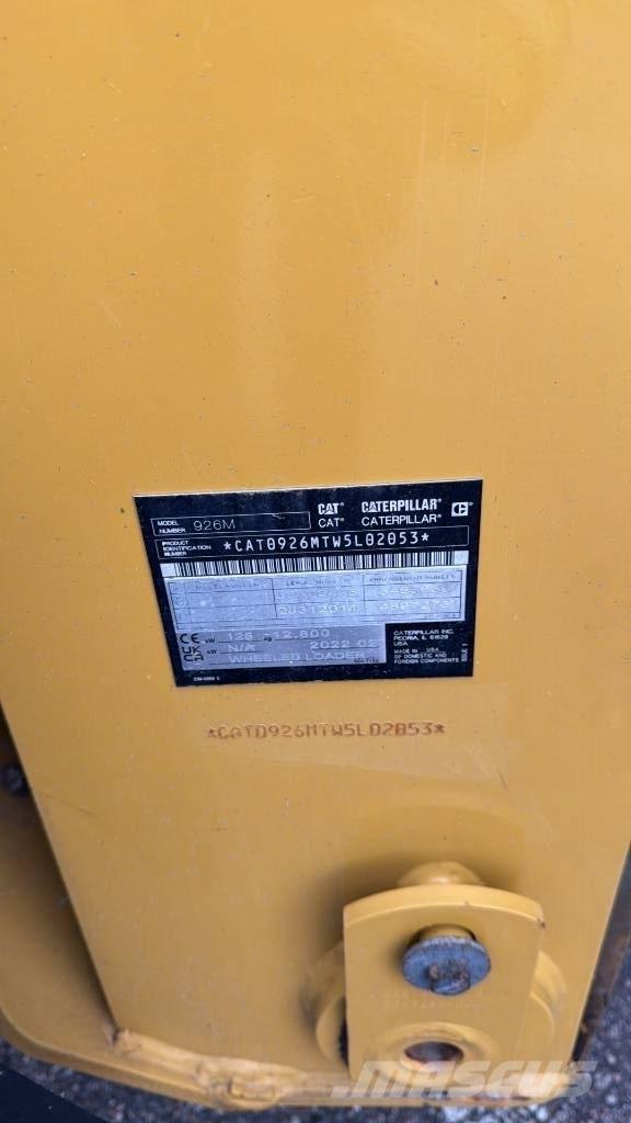 CAT 926M Kolesové nakladače