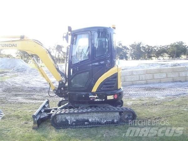 Hyundai R35Z-7 Mini rýpadlá < 7t