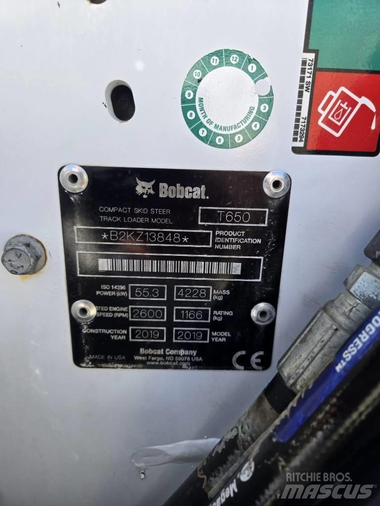Bobcat T 650 Šmykom riadené nakladače