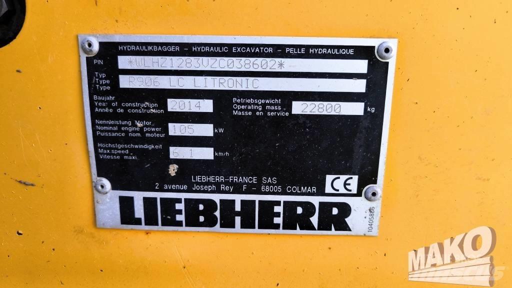 Liebherr R 906 LC Pásové rýpadlá