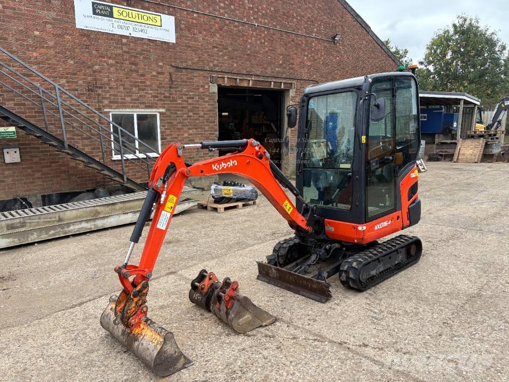 Kubota KX 016-4 Mini rýpadlá < 7t