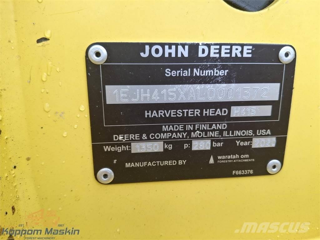 John Deere H415hd Žatevné hlavy