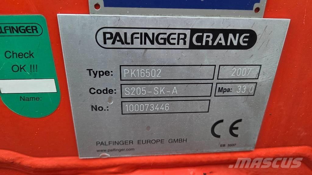 Palfinger PK 16502 Nakladacie žeriavy