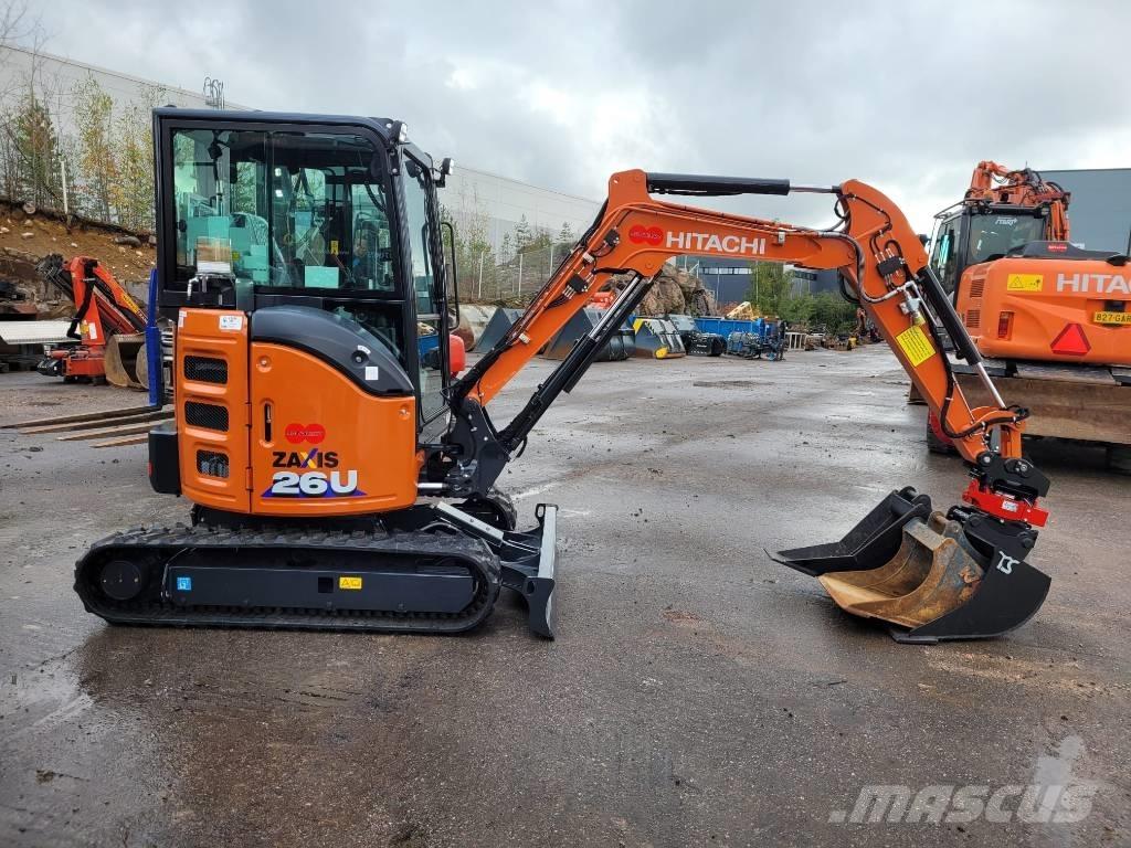 Hitachi ZX 26 U-6 Mini rýpadlá < 7t