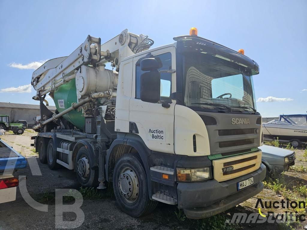 Scania P 420 Nákladné autá s čerpadlami betónu