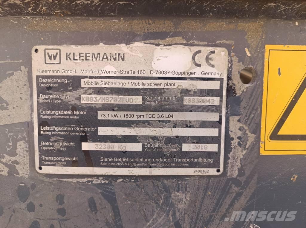 Kleemann MS 702 Evo Mobilné triediče