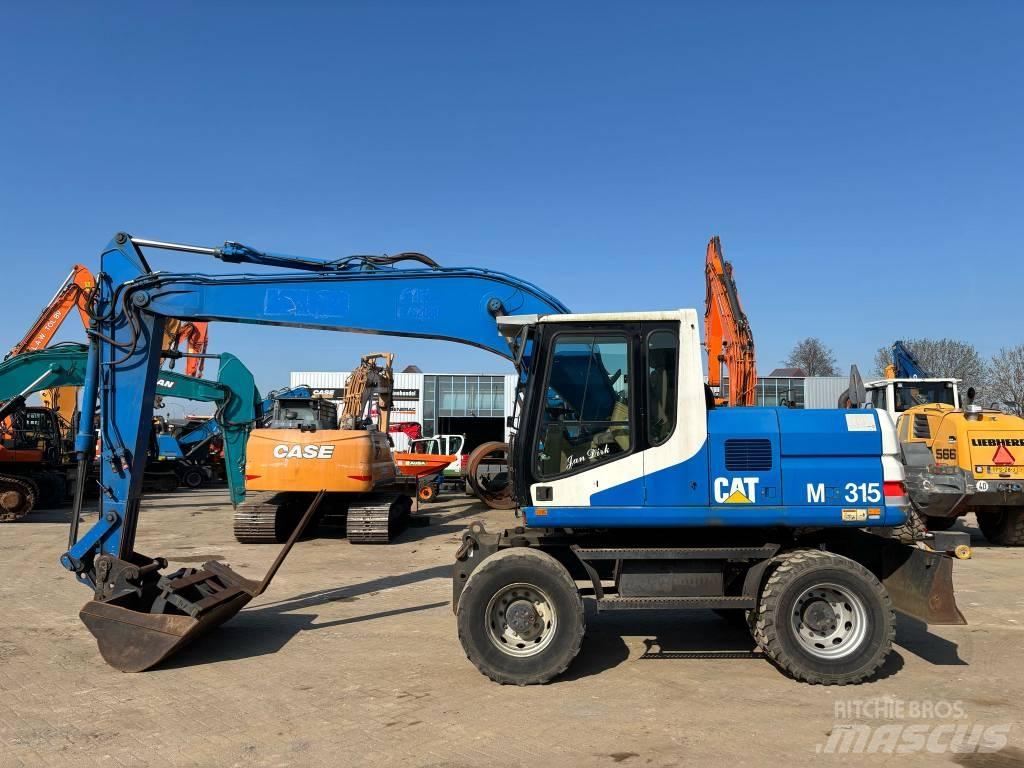 CAT M 315 Kolesové rýpadlá