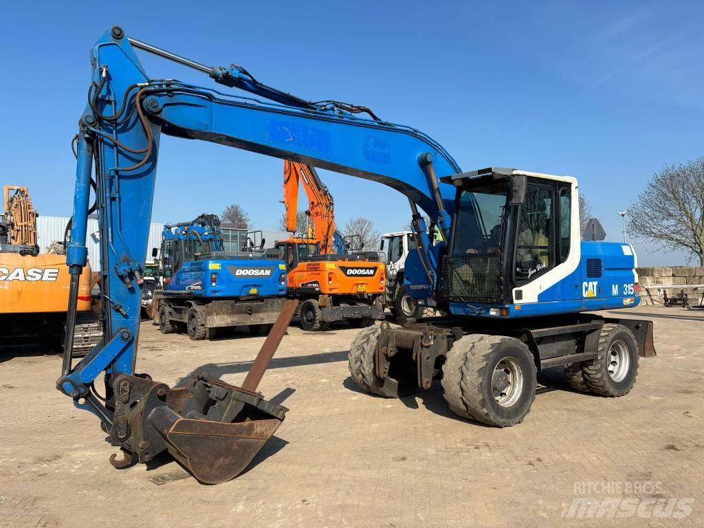 CAT M 315 Kolesové rýpadlá