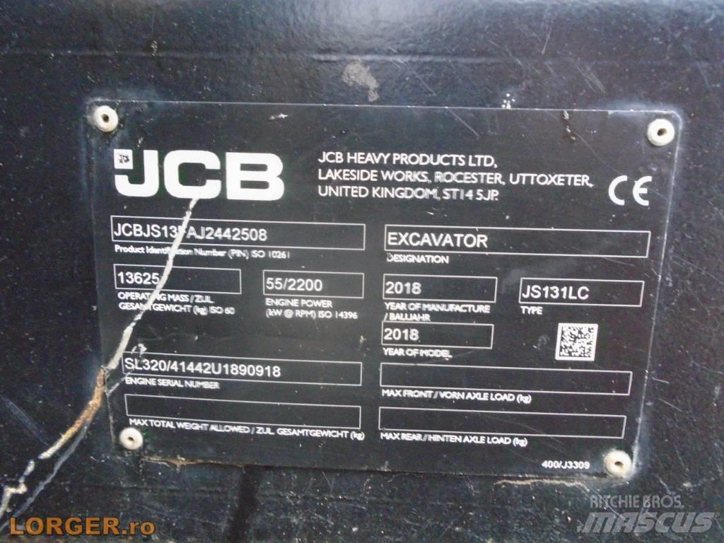 JCB JS 131 LC Pásové rýpadlá