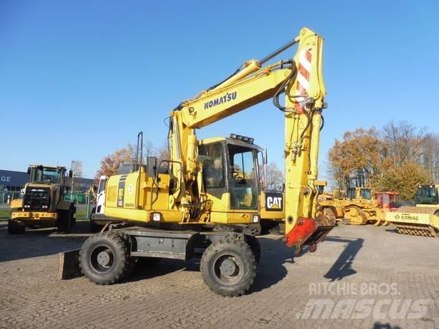 Komatsu PW 140-7 Kolesové rýpadlá