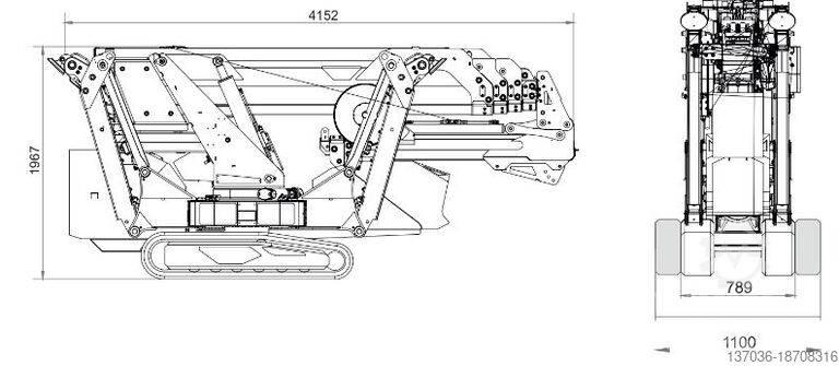 GREENLIFTER SC100 Minižeriavy