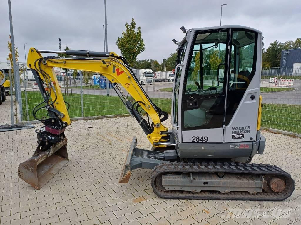 Wacker Neuson EZ26 Pásové rýpadlá