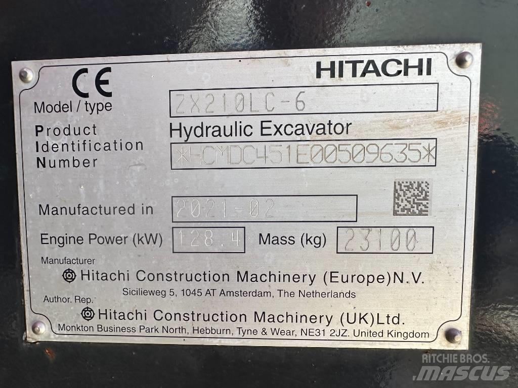 Hitachi ZX 210 LC-6 Pásové rýpadlá