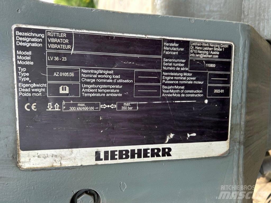 Liebherr LV36 Vibračné baranidlá