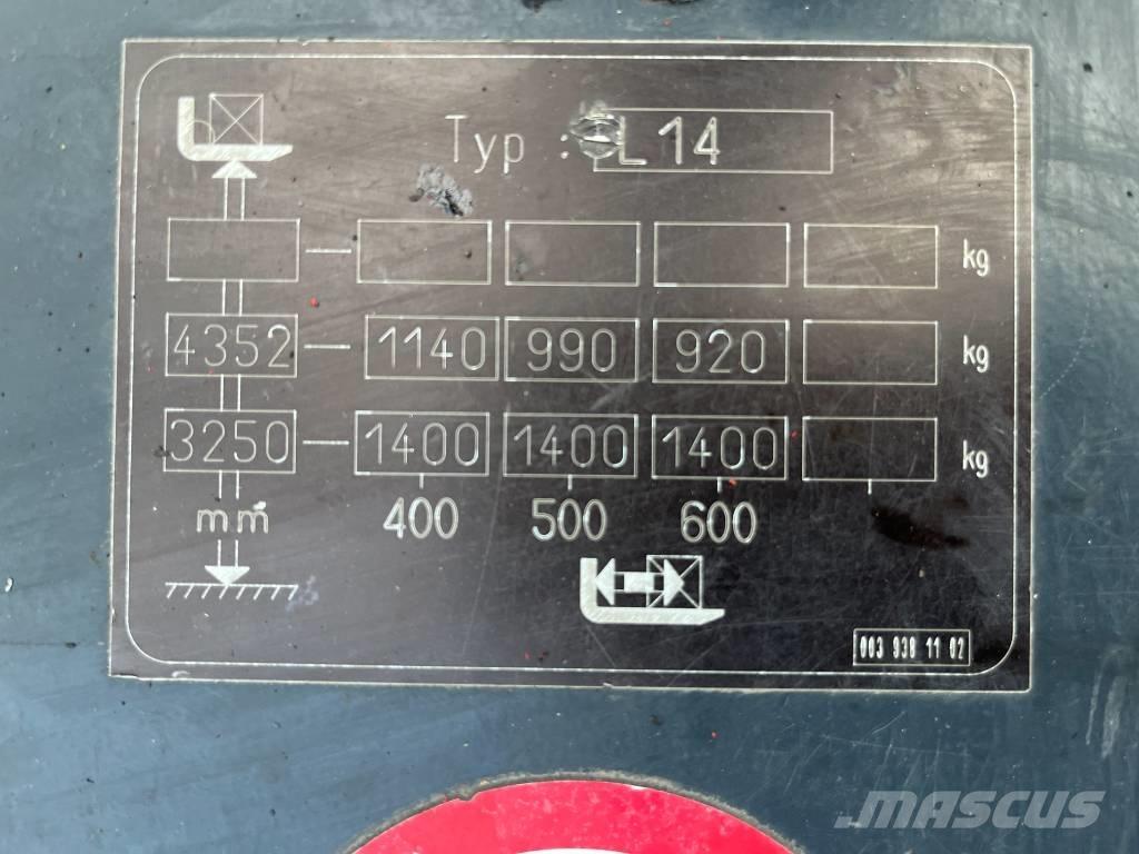 Linde L 14 V-3816 Samohybné vozíky