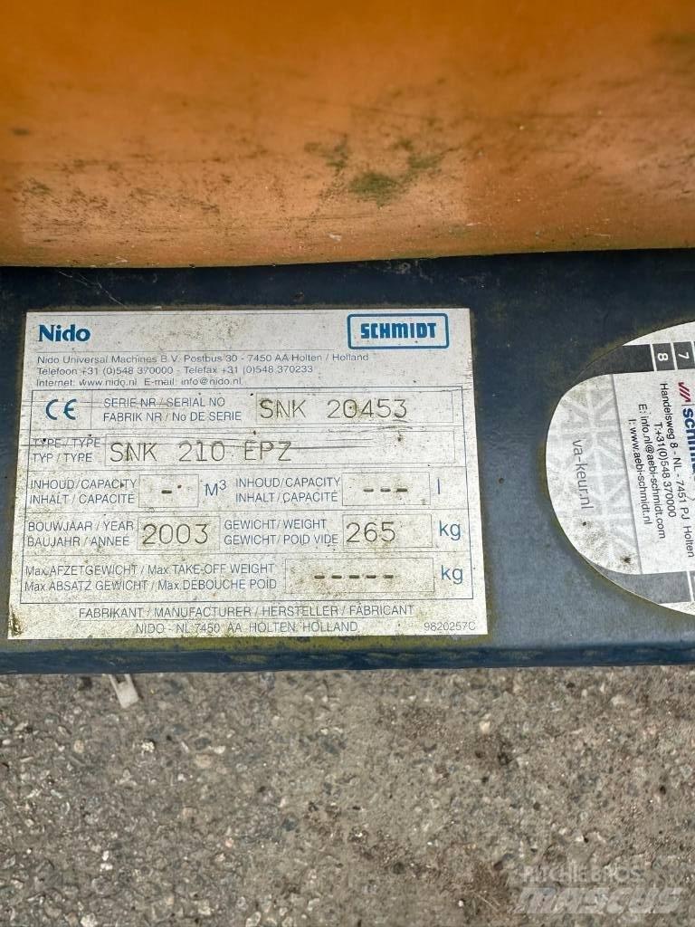 Nido SNK210EPZ Snežné pluhy, predné snežné radlice