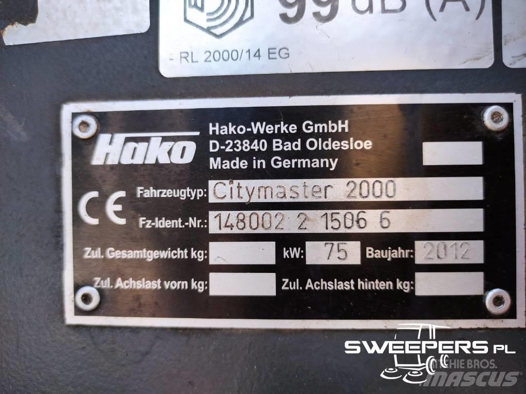 Hako Citymaster 2000 Zametacie stroje