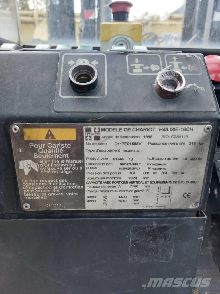 Hyster 48.00 E 16-CH Kontajnerové manipulátory