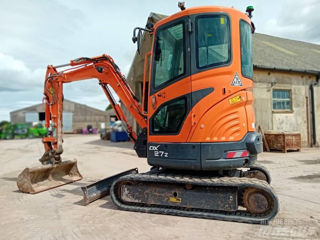 Doosan DX 27 Z Mini rýpadlá < 7t