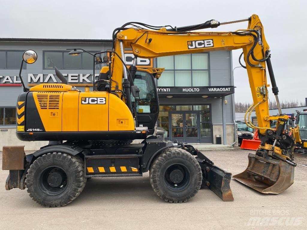 JCB JS145W TAB T4F Kolesové rýpadlá