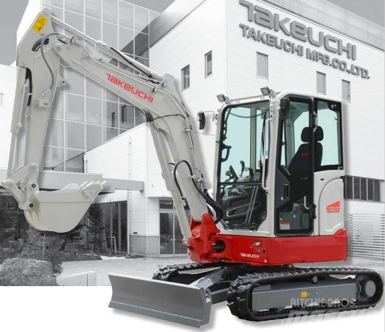 Takeuchi TB335R Mini rýpadlá < 7t