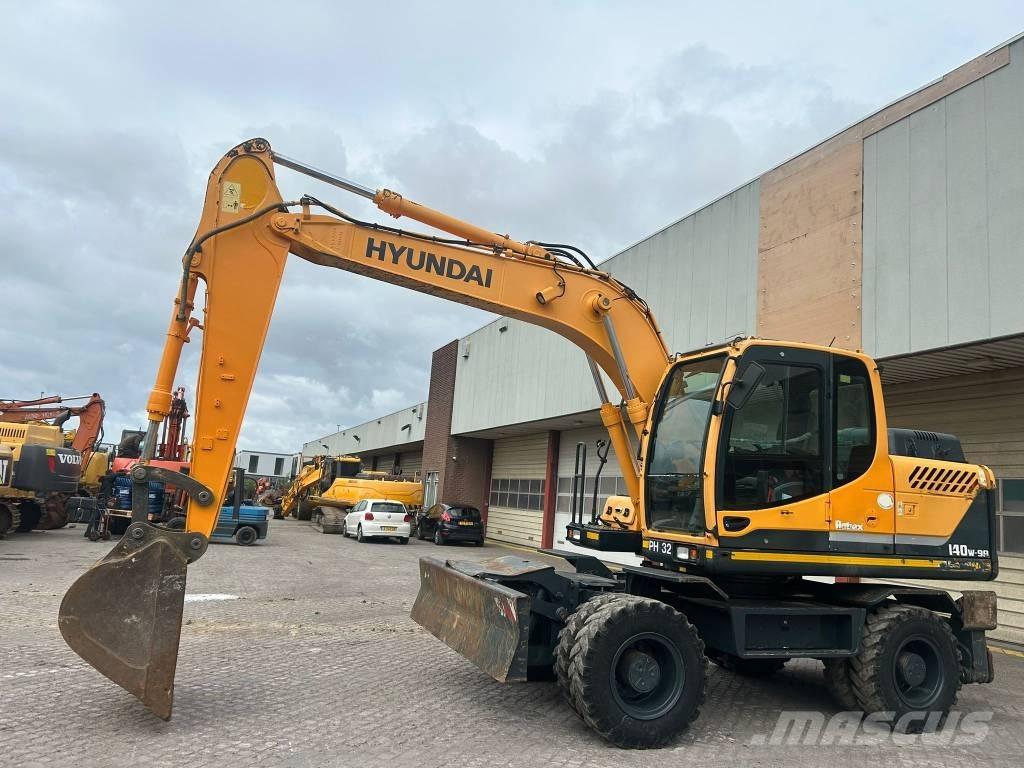 Hyundai 140W-9A Kolesové rýpadlá