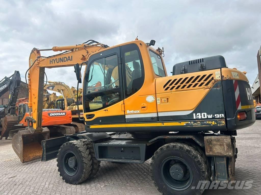Hyundai 140W-9A Kolesové rýpadlá