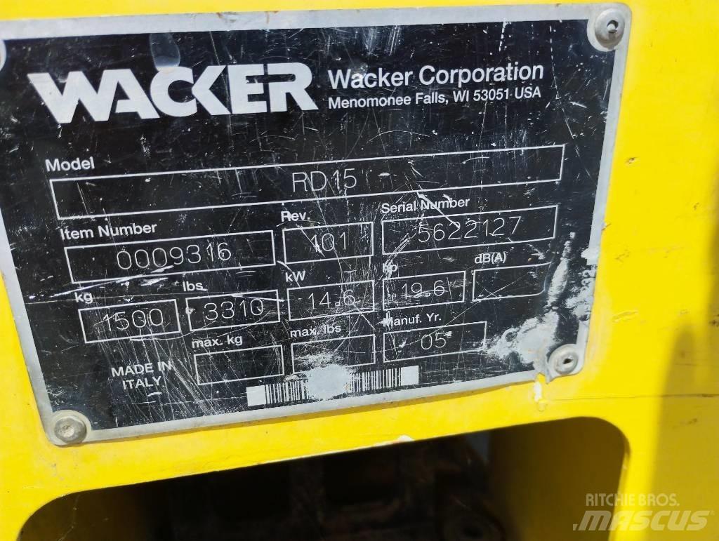 Wacker Neuson RD 15 Tandemové valce
