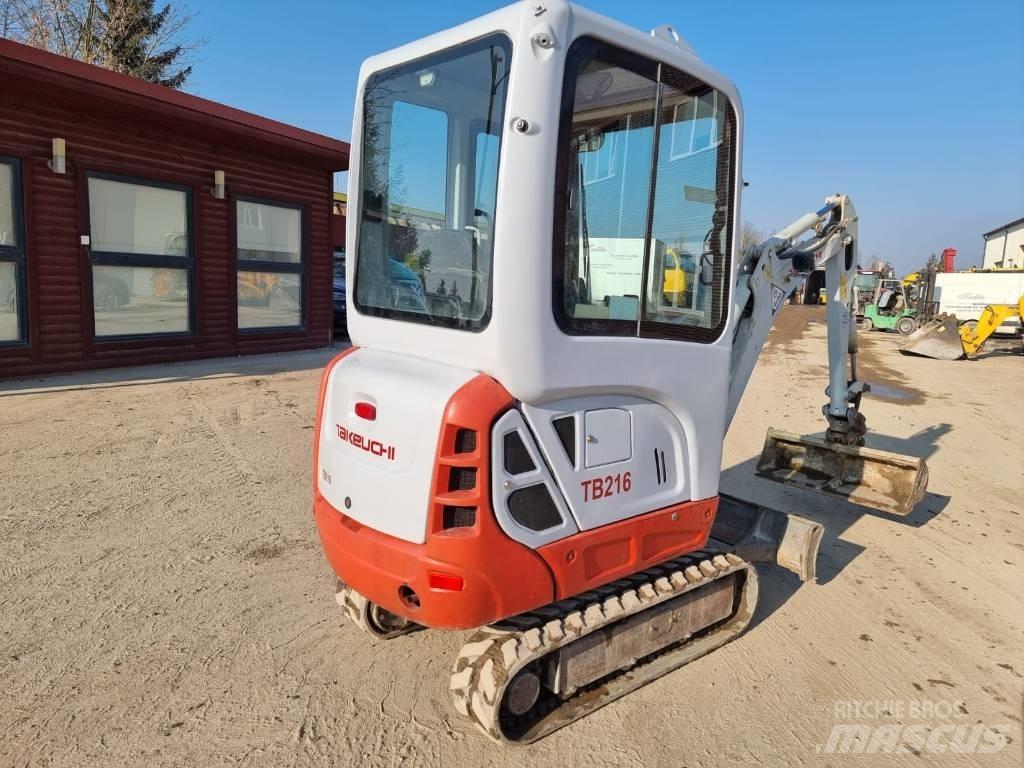 Takeuchi TB 216 Mini rýpadlá < 7t