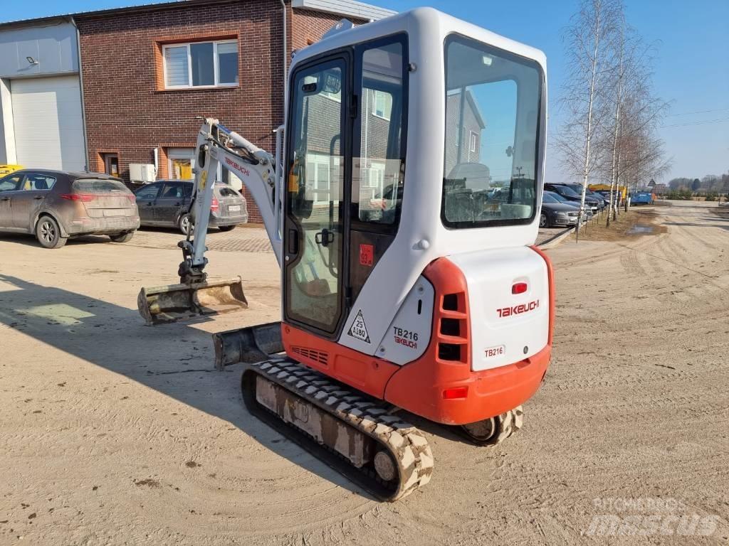 Takeuchi TB 216 Mini rýpadlá < 7t