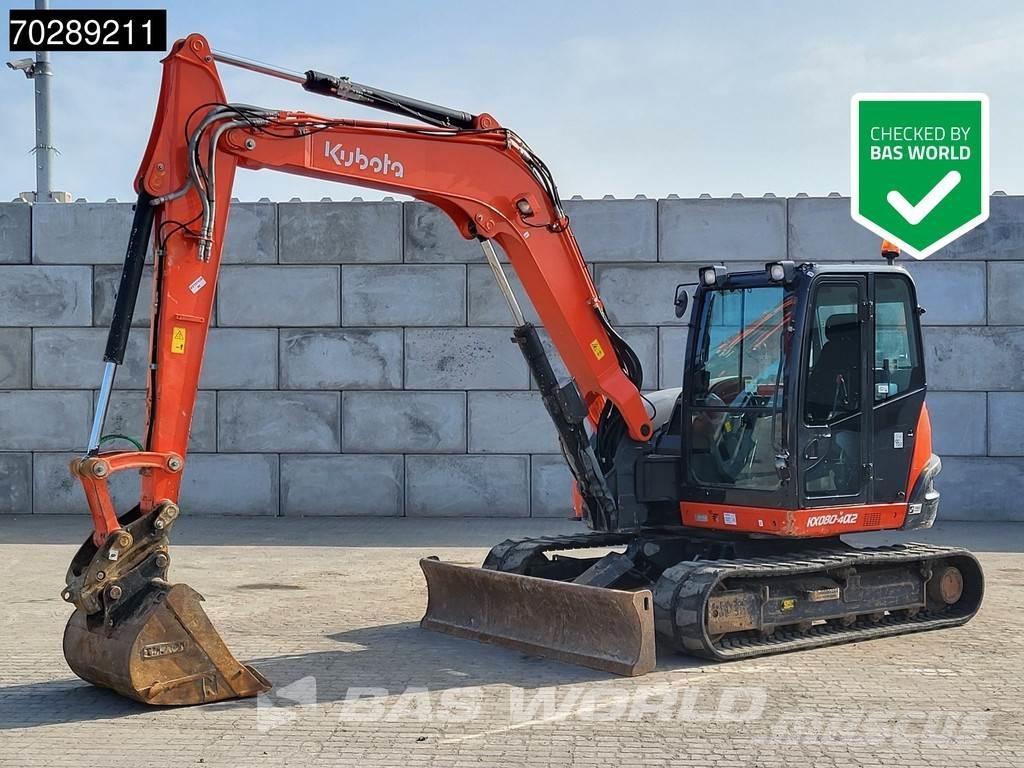 Kubota KX080-4 Mini rýpadlá < 7t