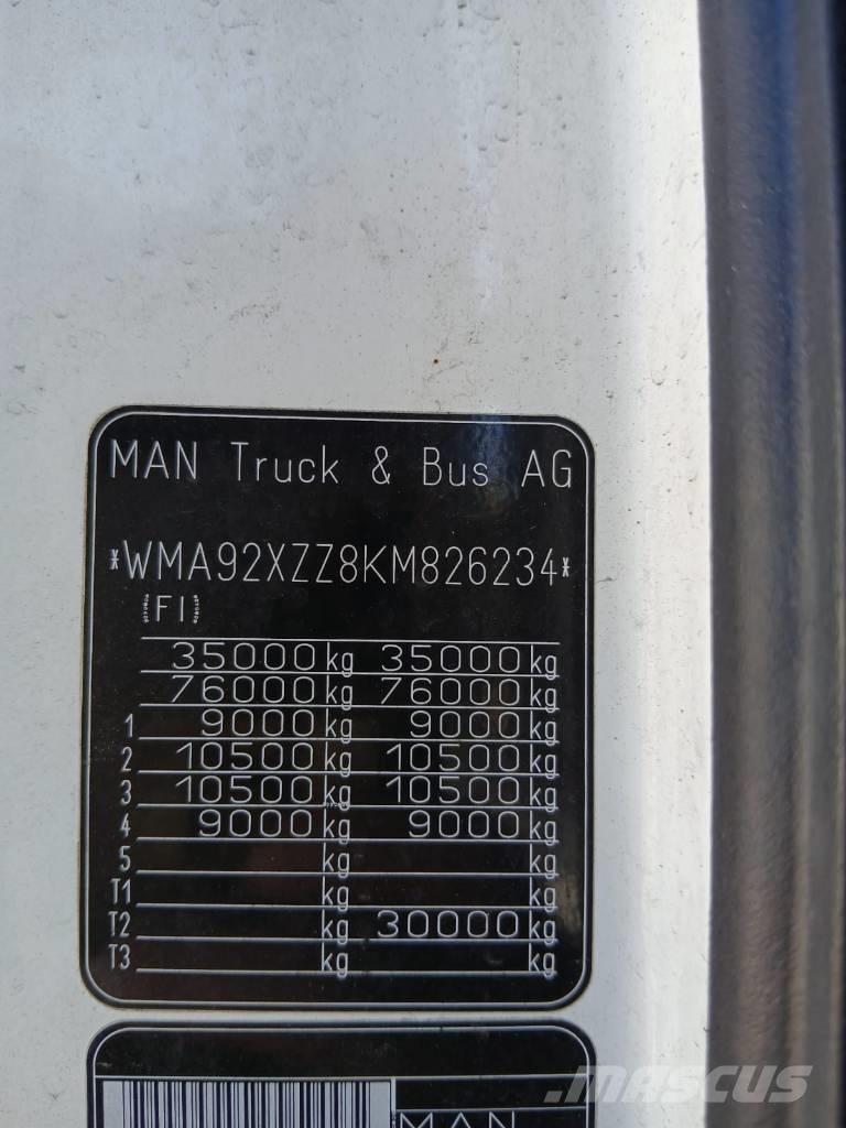 MAN TGX 35.580 Nákladní vozidlá na prepravu automobilov
