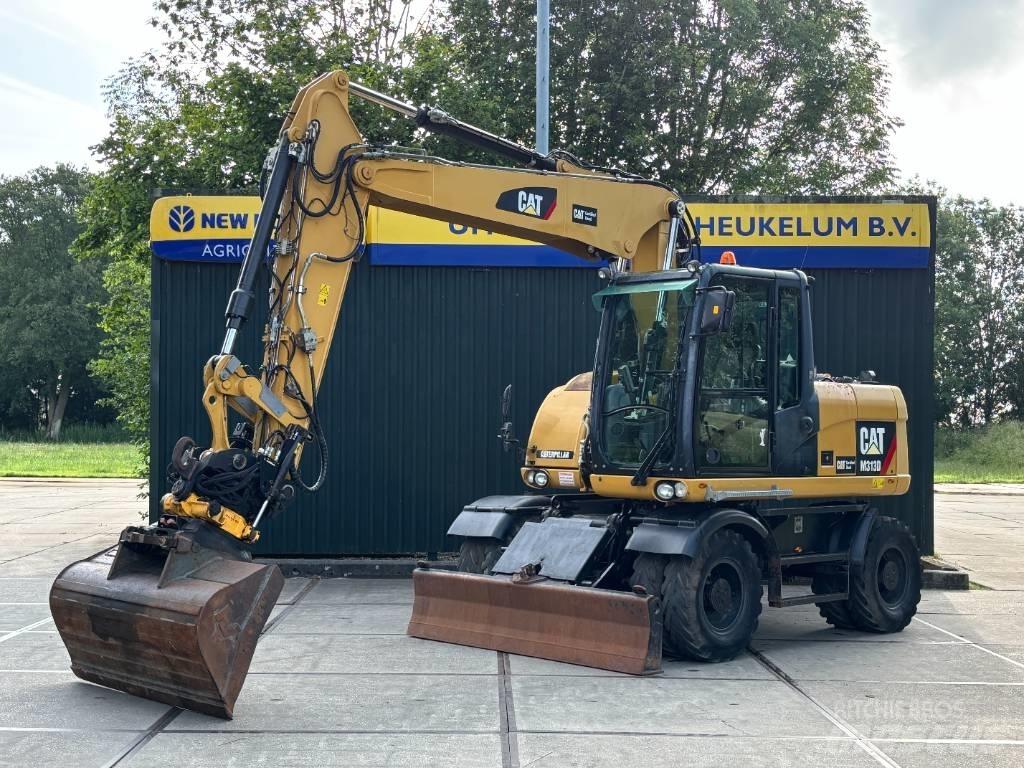 CAT M 313 D Kolesové rýpadlá