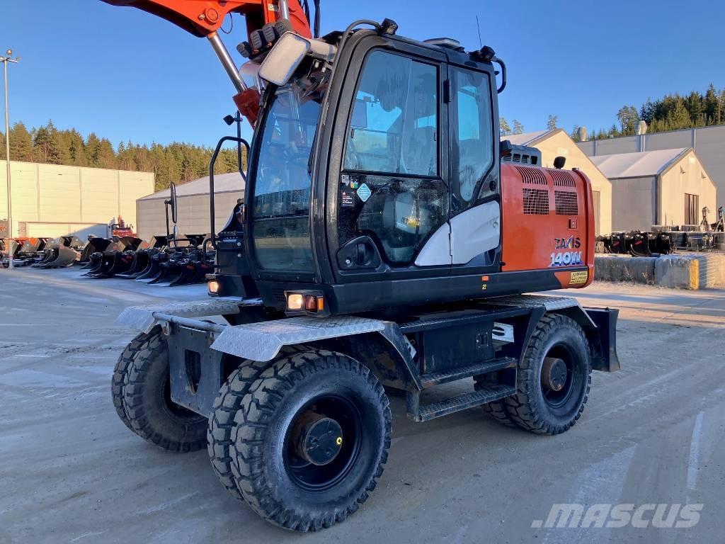 Hitachi ZX 140 WT-6 Kolesové rýpadlá
