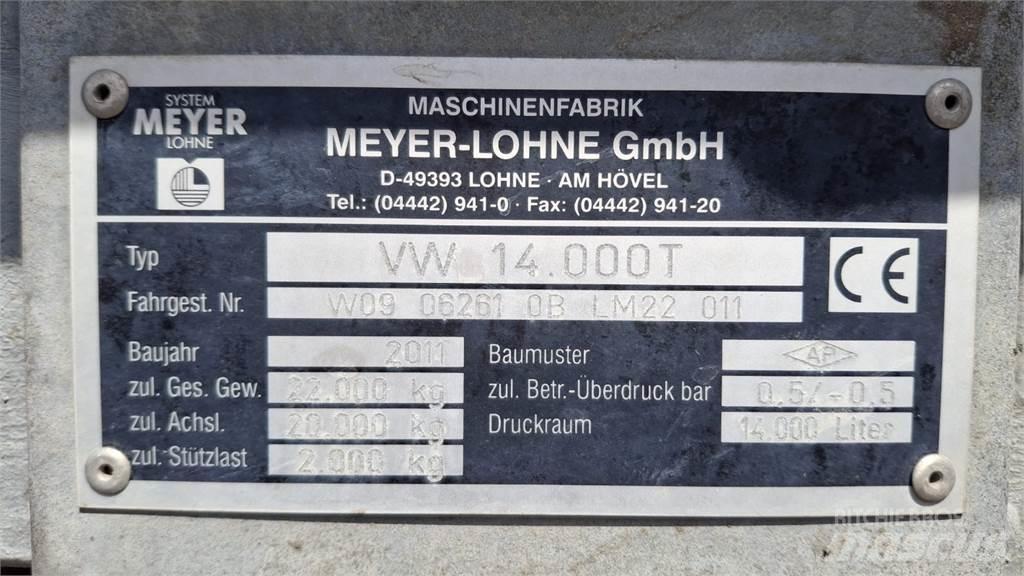 Meyer VW 14.000T Rozmetadlá maštaľného hnoja