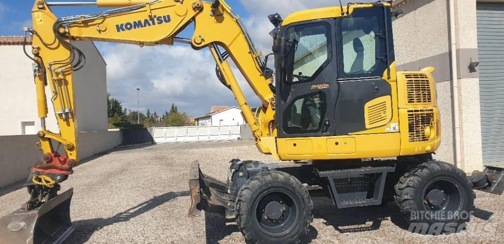 Komatsu PW98 MR10 Kolesové rýpadlá
