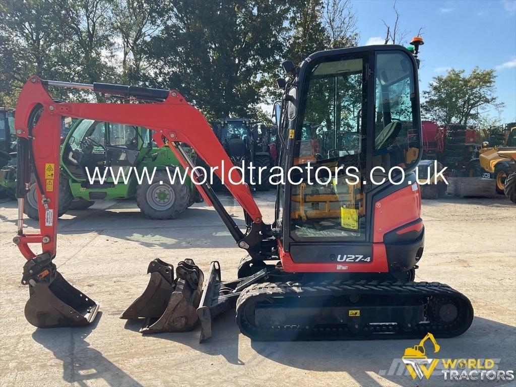 Kubota U 27-4 Mini rýpadlá < 7t