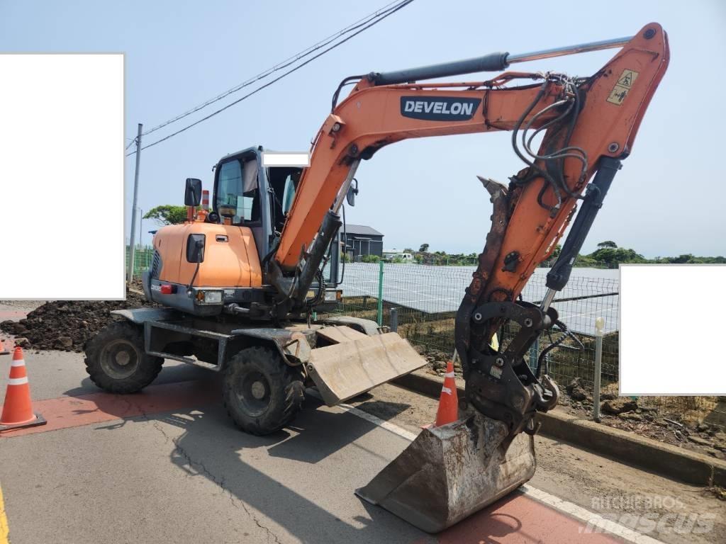 Doosan DX 55 W Kolesové rýpadlá