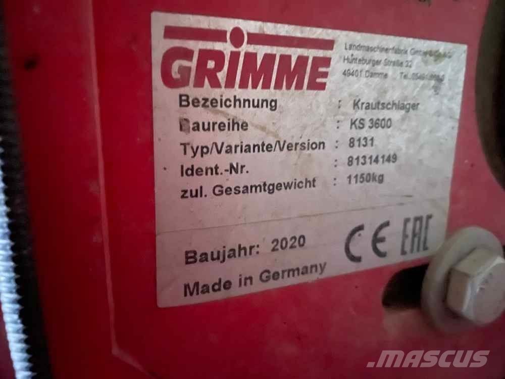Grimme KS 3600 Zariadenie na pestovanie zemiakov - Iné