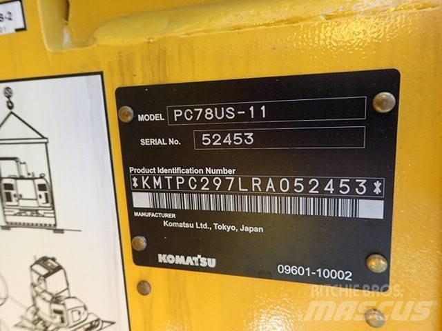 Komatsu PC78US-11 Pásové rýpadlá